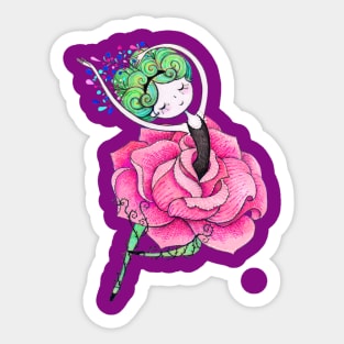 Dance Rose Sticker